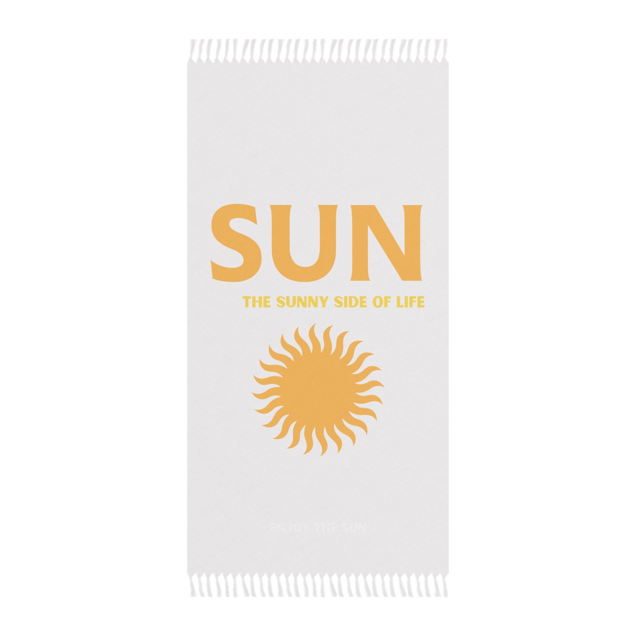 Sun Tropez Boho Beach Towel — Retro Sun Graphic Beach Cloth