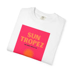 Sun Tropes Graphic T-Shirt — Retro Pink Sun Design
