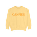 Cannes Crewneck Sweatshirt — Retro Bold Text Pullover