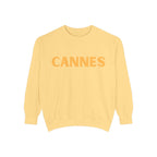 Cannes Crewneck Sweatshirt — Retro Bold Text Pullover