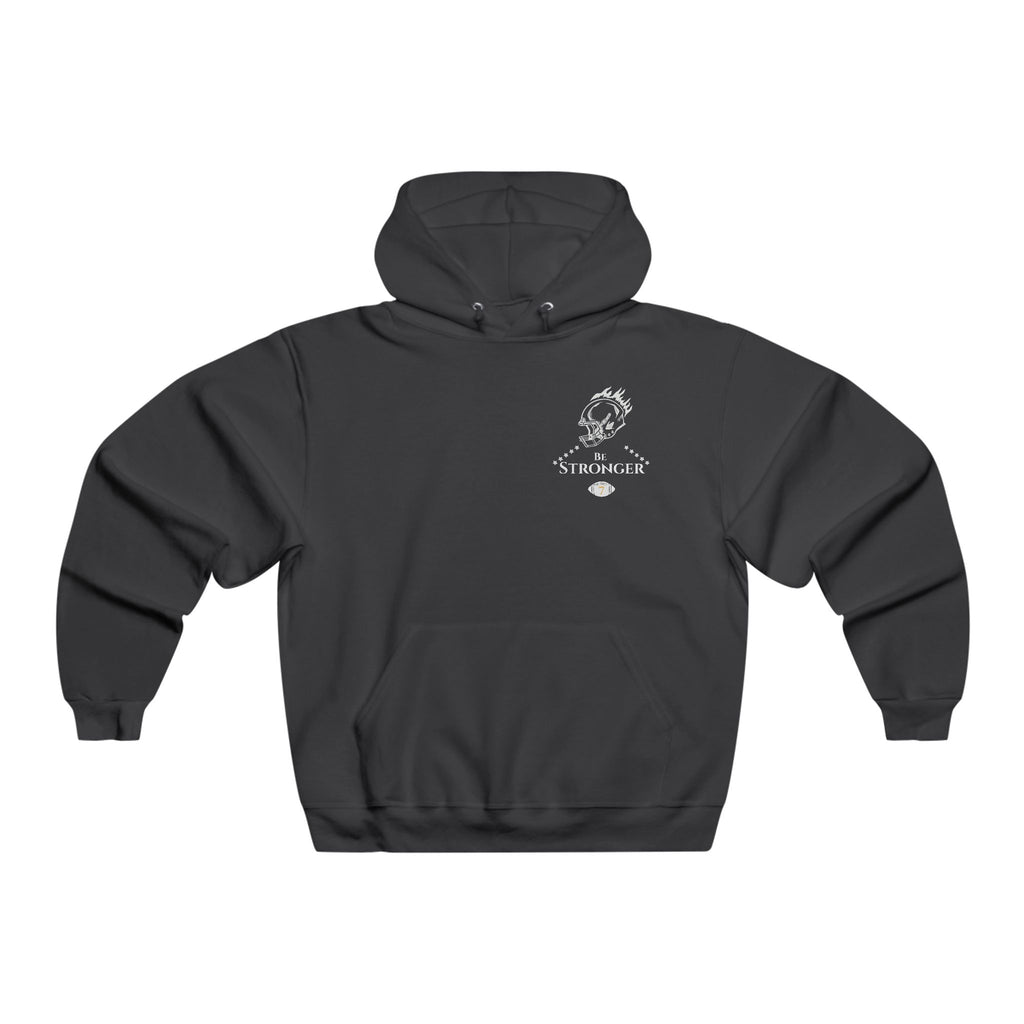 Be Stronger Football Helmet Hoodie — Motivational Athletic Pullover