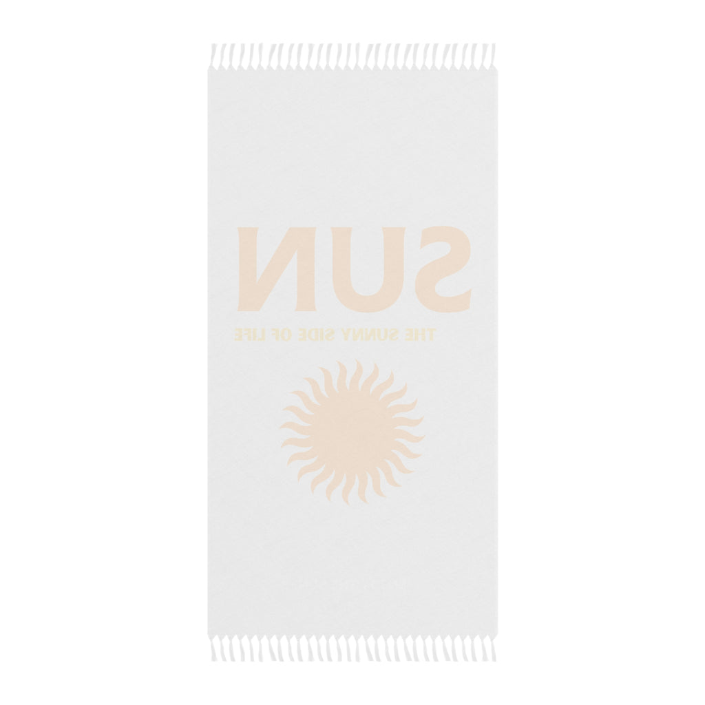 Sun Tropez Boho Beach Towel — Retro Sun Graphic Beach Cloth