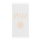 Sun Tropez Boho Beach Towel — Retro Sun Graphic Beach Cloth
