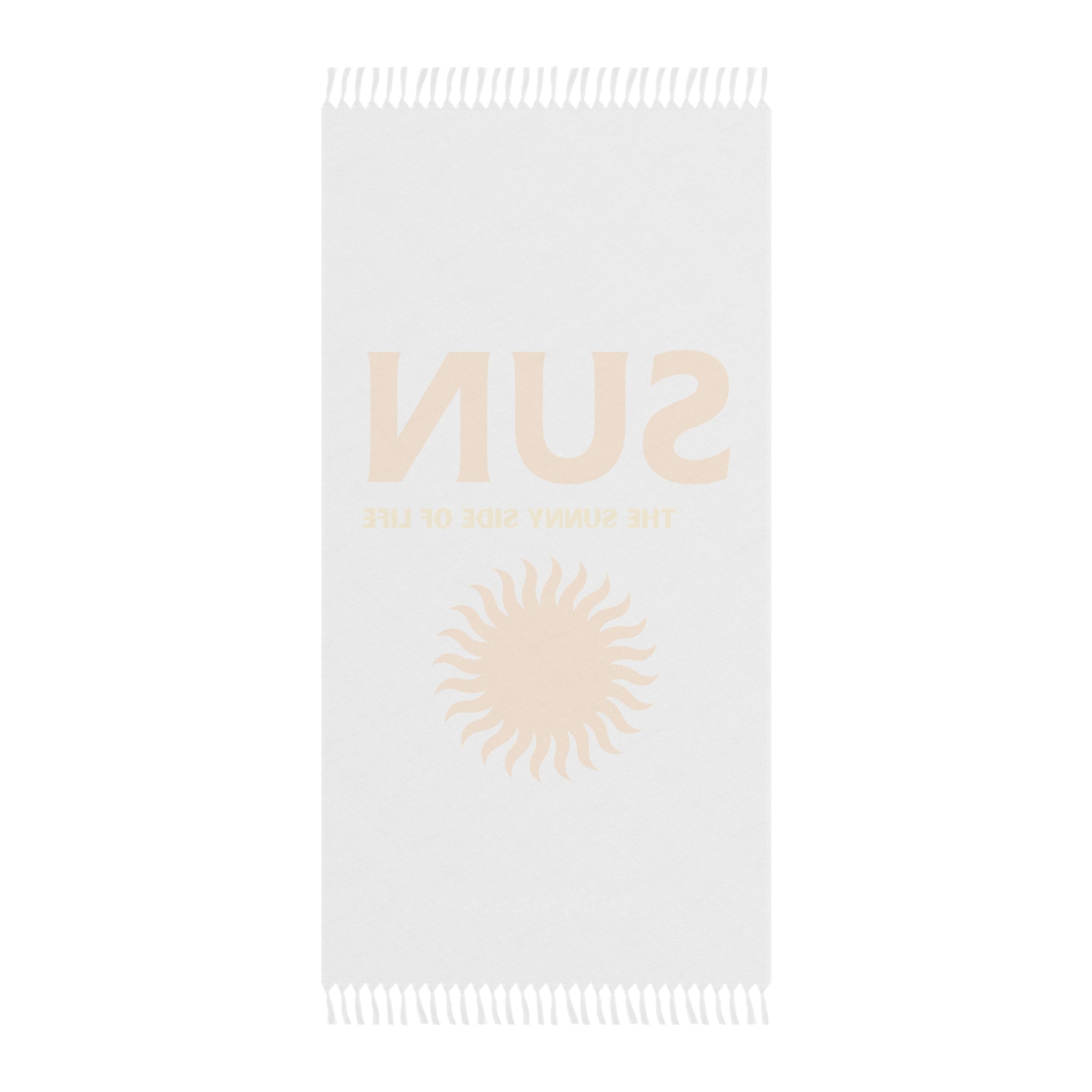 Sun Tropez Boho Beach Towel — Retro Sun Graphic Beach Cloth