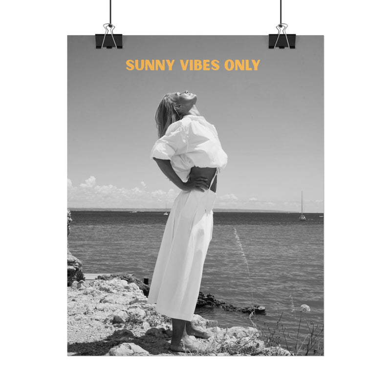 Sunny Vibes Only Poster
