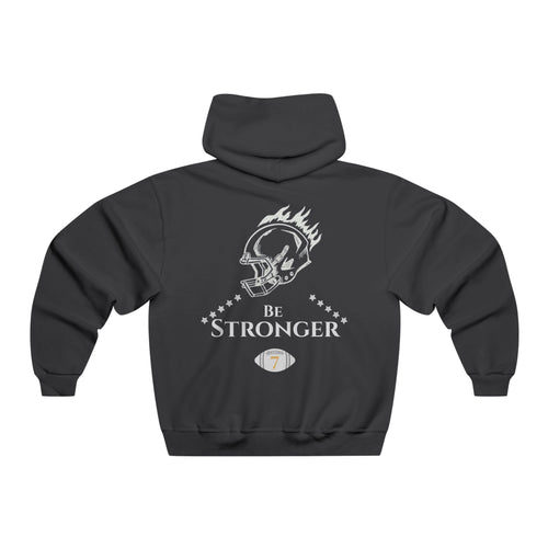 Be Stronger Football Helmet Hoodie — Motivational Athletic Pullover